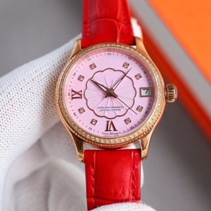 Invia il tuo amante al tuo migliore amico Orologio automatico da donna con diamanti di alta qualità, zaffiro, impermeabile, 50 metri, meteorite super luminescente, orologio di marca letterale.