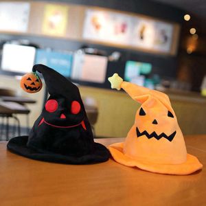 Halloween Hats Are Funny And Cute For Kids And Adults Halloween Pumpkin Ghost Singing Glowing Hat Activity Party Funny Atmosphere Makeup Decoration