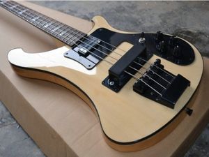 Новое поступление Natural 4 Strings 4003 Electric Bass Black Hardware Высокое качество Дешевые