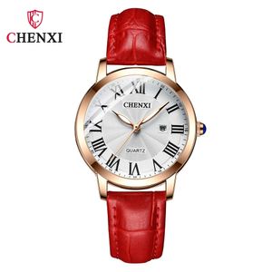 CHENXI CX-301L Women Fashion Watches Women's Quartz Wristwatches Ladies Rhinestone Dial Clock Waterproof