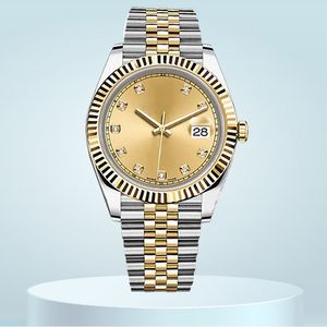 Yüksek kaliteli kadınlar moda markası 8215 hareketi 36 41mm tasarımcı elmas bayan saatler 904L paslanmaz çelik izleme bandı tarihi saat çiftleri Noel hediyesi montre