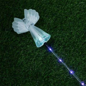 For Patio Yard Lawn Porch Led Angel Gifts Mom Solar Power Outdoor Lighting Lamp Pathway Decorative Garden Lights