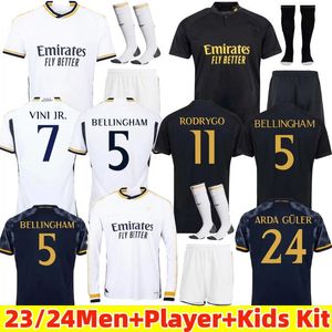 23 24 Bellingham VINI JR Occer Jerey Football Hirt TCHOUAMENI CAMAVINGA ALABA ARDA GULER MODRIC RODRYGO Real Madrid 2023 2024 Camieta Men Kid Kit