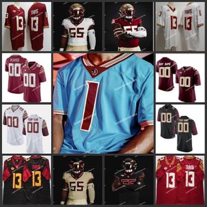 NCAA Florida 2023 Mais recente camisa de futebol Derwin James Deondre François Jameis Winston Deion Sanders Cam Akers Dalvin Cook Charlie Ward FSU camisas