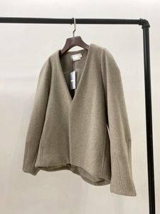 *Row Women Pure Wool Short Coat High-End-mode