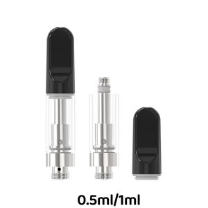Wholesale A15 Empty Vape Cartridge Packaging 510 Battery Pen Carts Ceramic Coils Atomizers for 0.5 1.0 Gram Refillable Drip Tip Cell Thick Oil Cartridges with Blister