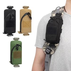 Bolsas de cintura Bolsa tática ao ar livre Bolsa de ferramentas militar Acessório de caça ao ombro compacto para caminhada