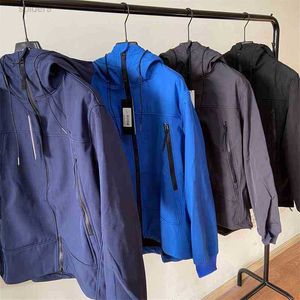 CP Comapny Jacket Compagnie CPフーディウインドプルーフオーバーコートファッションパーカーZip Fleece Lined Coat Designer Jacket French ComapnyサイズM-2xl