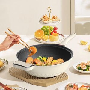 Pans Nordic Style Cooking Pot Less Oil Smoke Not Easy To Stick The Pan Cookware Gas Induction Cooker Universal Frying