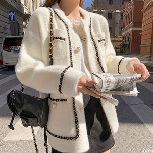 Nya kvinnors tröjor Spring Autumn Loose Casual Sticked Cardigan Sweater Women Designer Sweaters K14