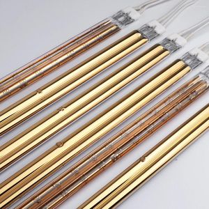 800mm Double Tube Semi Gold Plated Single White Wire Near Infrared Ray Red Light Led