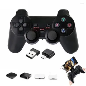 Controller di gioco Controller wireless 2.4G per PS2/PS3 Gamepad remoto Telefono Android/TV Box/Smart TV Joystick Vibrazione PC