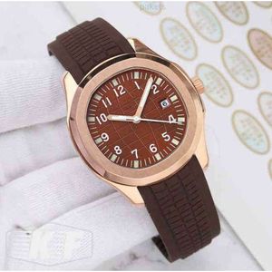 Luxury Men Watch Pakeets Functional Watch Pak 5167 Superclone 3K 83mm Sapphire Glass Rose Gold Watch Luxury Men Designer Mekanisk automatisk svart gummi Nauti Opil