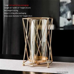 Vases Iron Line Metal Flowers Pot Plated Alloy Glass Vases Golden Vase Floral Flower Arrangement Modern Luxurious Plant Holder NordicL23/10/23