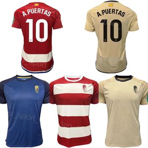 23 24 Kulüp Takımı Granada Futbol 23 Gerard Gumbau Jersey 7 Lucas Boye 13 Andre Ferreira 11 Myrto Uzuni 10 Antonio Puertas 21 Oscar Melendo Futbol Gömlek Kitleri Kırmızı Mavi