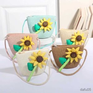 Bolsas lindas crianças verão bolsa de ombro doce arco meninas princesa pequenos sacos crossbody bonito crianças flor moeda bolsa bolsas