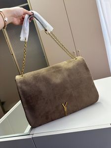 Ysllbag axelpåsar designer jamie väska tote mocka crossbody kedja paljett handväska kedja läder svart handväska kvinnor senaste modedesigner