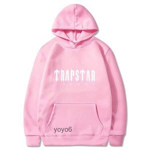 Tuta Trapstar Felpe con cappuccio da uomo Felpe con cappuccio casual da uomo Moda Donna Trap Star Stampa Top con cappuccio Coppie Abiti larghi Taglia asiatica M-3XL 4D6L