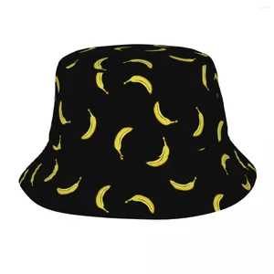 Basker Spring Picnic Headwear Fruits Stuff Hink Hat Hip Hop Woman Sun Hats Banana Bob Foldbar Fiske Outdoor
