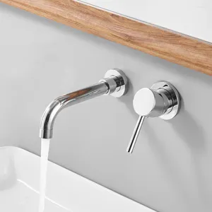 Bathroom Sink Faucets Vidric Basin Wall Mounted Brass Mixer Tap Faucet Antique Dual Handle