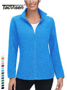 Kadın Yün Karışımları Tacvasen Springumn Hafif Polar Ceketler Kadınlar Spor Sıcak Sweatshirts Termal Günlük Yavurucu Sweater Coats Üstler 231021