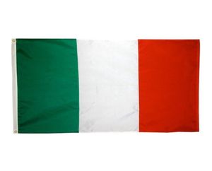 90 x 150 cm, fliegende italienische Nationalflagge, grün, weiß, rot, 100 % Polyester9761408