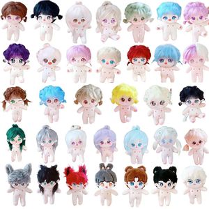 Bonecas de pelúcia 7.8 polegadas idol boneca algodão estrela kawaii pelúcia bebê plushies sem atributos brinquedos fãs coleção crianças presentes 231021