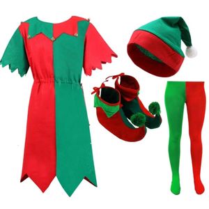 Cosplay Christmas Costume Women Designer Cosplay Cosplay Cosplay's Ubranie dla dzieci i dziewcząt rodzic-dziecko Cosplay Cosplay Śliczny zielony elf klaun