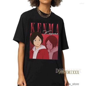 Мужские футболки Kenma Kozume, женские рубашки Haikyuu, мужские футболки Farasuno High School Harajuku, большие топы с круглым вырезом, модная футболка с короткими рукавами XI97