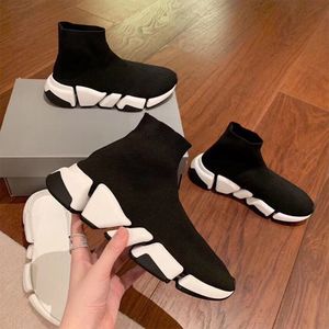 Sock shoes speed trainer balencaiga shoe men women sneakers Black White Full Red lace-up triple sole volt Blue luxury casual shoes socks boots 2.0 high-top socks shoe