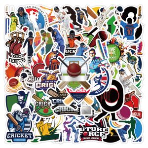 50st Cricket Sport Stickers Cricket Graffiti Stickers för DIY Bagage Laptop Skateboard Motorcykelcykelklistermärken