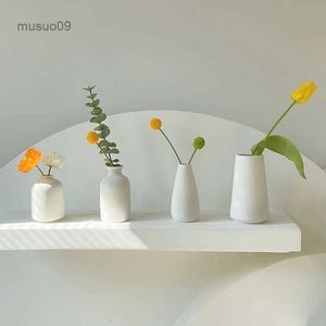 Wazony ins mini butelka kwiatowa ceramiczna dekoracyjna wazon kwiatowy nordycki porcelanowy wazony do kwiatów estetyczne dekoracje domowe puls