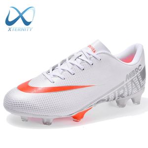 Atletik Açık Erkekler Hafif Futbol Ayakkabıları Açık Hava Boys Futbol Ayak Bileği Botları Kaymaz Eğitim Spor Ayakkabıları Çocuk FG/TF Futbol Kişileri UNISEX 231023
