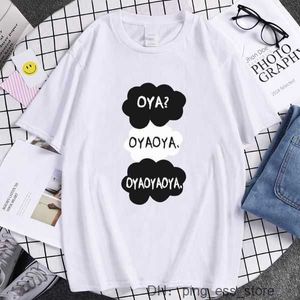 Homens camisetas Homens Camisetas Oya Haikyuu Impressão Mans Camisetas Casual Soft Fashion T-shirt Criativo Roupas Respiráveis Desenhos Animados Soltos Camiseta Moda Masculina 29K1