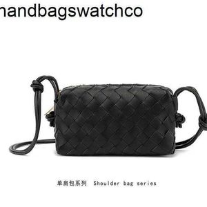 BottegassVenetas Bags Cassette 5A Genuine Leather Woven This year's hottest trend new all sheepskin hand camera