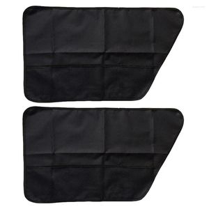 Dog Carrier 2 Pcs Car Mat Pet Vehicle Door Guard Mats Indoor Accessories Window Scratch Resistant Anti-scratch Cushion Puppy