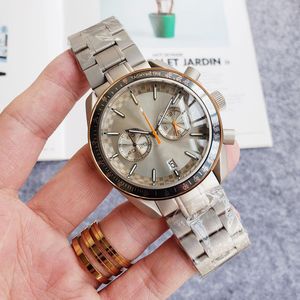 Modern Tasarımcı Erkekler Yüksek Kaliteli Klon İzleyin Süper Kalite 45m Kuvars Çok Fonksiyonlu Klasik 2813 Paslanmaz Çelik Kayış Spor Noel Hediyesi 007 Montres de Luxe