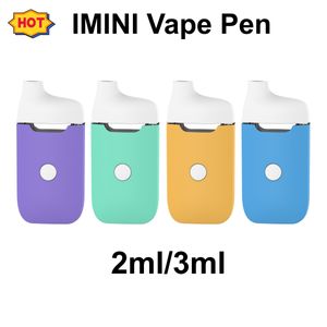 High Quality 2ml 3ml Disposable Vape Pen Carts E-cigarettes Thick Oil Pod Cartridges Empty Rechargeable 280mah Battery Vaporizer Pens with Package Bags