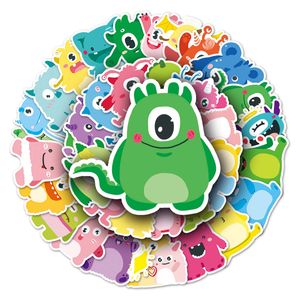 50 PCS Cartoon Little Monster Creative Graffiti Personlighet Skateboard Decoration PVC Motorcykelbil DIY Hjälmklistermärke