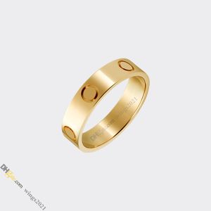 классическое любовное кольцо, дизайнерское кольцо, дизайнер ювелирных изделий для женщин Кольца из титановой стали, позолоченные, никогда не выцветают, не вызывают аллергии, золото/серебро/розовое золото; Магазин/21417581