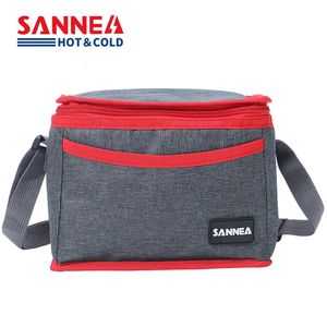 Ice Packs/Isothermic Bags 5L SANNE Baby Lunch Bag Beverages Bento Colorful Thermal Insulation Outdoor Picnic Oxford Adults Bring Meal Bags To Work 231019
