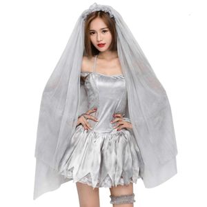 Costume di Halloween Donna Designer Costume Cosplay Colore Nuovo e bellissimo nuovo copricapo Fantasma Sposa Abito cadavere Abito fotografico artistico Abbigliamento giapponese di Halloween