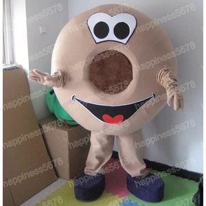 Wydajność Pancake Donut Mascot Costume Wysokiej jakości kreskówka strój postaci garnitur Karnawał Dorośli rozmiar Halloween przyjęcie świąteczne