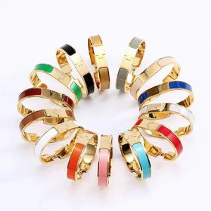 2023 Coppia di lusso Bracciale Bracciale Bracciale Bracciale Bracciale in acciaio titanio da 12 mm bracciale da uomo bracciale da uomo Bracciale 18K Designer Gold Bracciale Gioielli