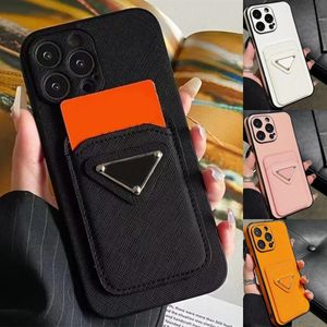 Designer-Handyhüllen für iPhone 15 Pro Max 14 13 12 P-Aufdruck, schützende Hülle, modische Kartenhalter-Tasche, rückseitige Abdeckung, iPhone 15 15ProMax, luxuriöse, vollständige Abdeckung, mobile Hülle