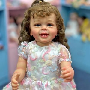 Dolls Cuaibb Bebe Reborn Doll Kit生まれ21インチ生まれた人形リアルな赤ちゃんのおもちゃのための女の子の男の子ギフト231023