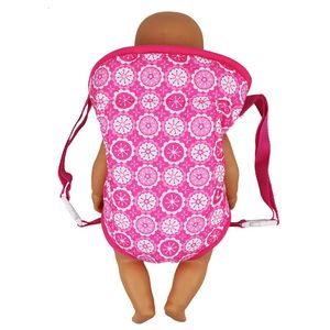 Dock Apparel Dolls Out Going Carry Bag Doll Accessory för 43 cm Baby Born Doll Girl för 18 tum Doll Bag Dollkläder 231023