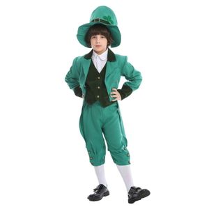 Halloween Costume Women Designer Cosplay Costume Halloween Carnival Party St. Patrick's Memorial Festival Irish Goblin Boy Performance Party Costume