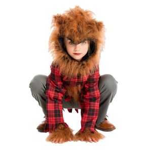 Traje de Halloween Mulheres Designer Cosplay Traje Halloween Roupas Infantis Lobisomem Infantil Roupas Animais Roupas para Meninos Lobo Cinzento Grande e Chapeuzinho