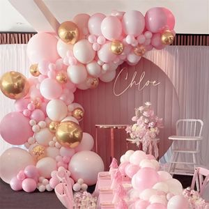 Juldekorationer ballong Garland Arch Kit Birthday Party Decoration Girl Foil Baby Shower Decor Globos Wedding Supplies 231023